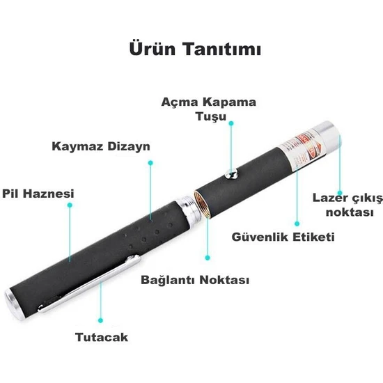 Kırmızı Lazer Pointer Bm-522 - 2